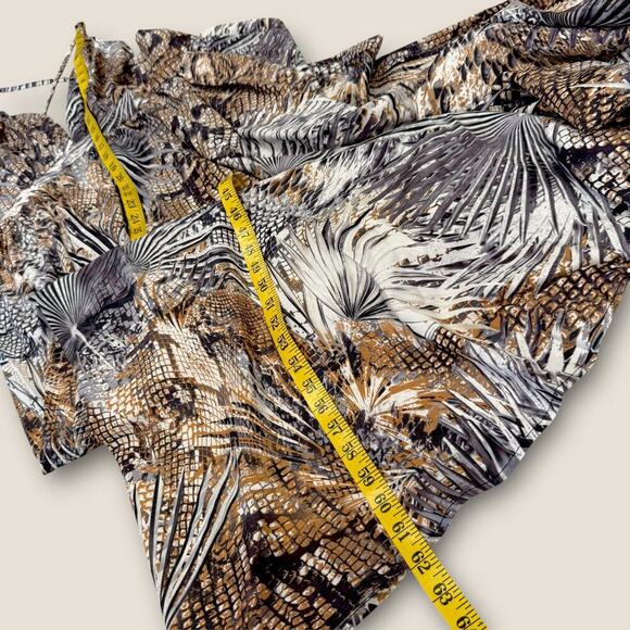 Sweet Generis Strappy Plunging Open Back Maxi Swing Dress Size 3X Bohemian Print - Picture 13 of 14